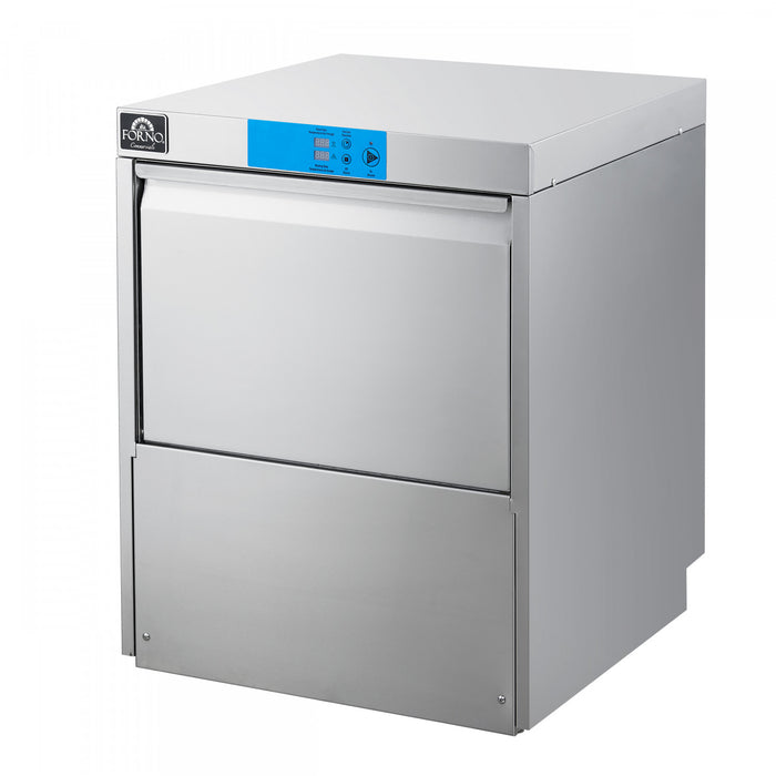 FORNO Commerciale Undercounter Dishwasher, 23L Tank Capacity, High-Temperature for Sanitation - FCMDW0024