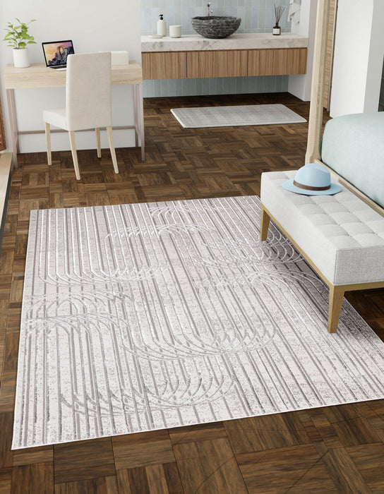 Blythe Grey Rug 5'0\" x 8'0\"