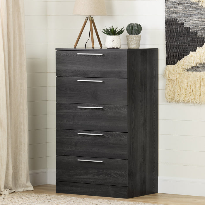 Step One Essential 5-drawer Chest - Gray Oak