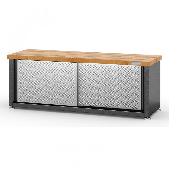 Gladiator Storage Shoe Bench - Hammered Granite