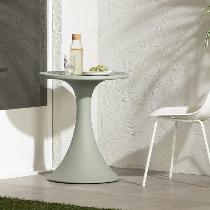 Dalya Patio Bistro Table - Sage Green