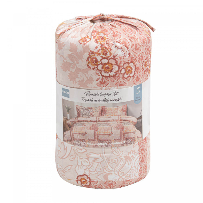 Camille 2-Piece Twin Reversible Comforter Set