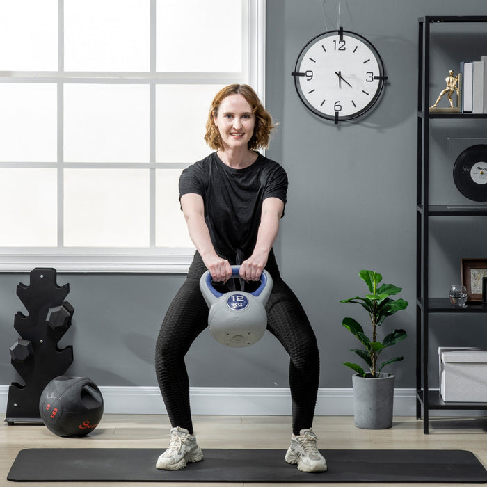 Soozier 26 lb Soft Kettlebell, Sand Filled Weight, Dark Blue