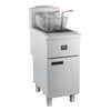 FORNO Commerciale Propane Gas Deep Fryer, 4 Burners 120,000 BTU, 50 lbs Oil Capacity - FCMGF0030 | Friteuse a gaz propane Commerciale, 4 bruleurs (120 000 BTU), capacite d'huile de 50 lb – FCMGF0030