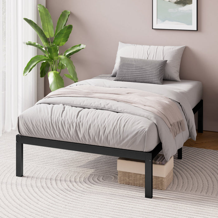 Yelena Metal Platform Bed - Twin Size