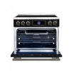 Forno Maximus 36 Inch Induction Range, Black, 5.36 cu.ft. - FFSIN0968-36BLK Electric Range | Cuisiniere a induction Maximus 36 pouces, noir, 5,36 pi³ - FFSIN0968-36BLK