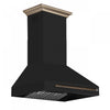 Forno Aria 30 Inch Wall-Mounted Range Hood, Black- FRHWM5095-30BLK | Hotte de cuisiniere murale Aria de 30 po, noir- FRHWM5095-30BLK