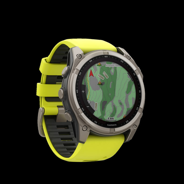 Garmin Fēnix 8 Solar Sapphire Smartwatch 51mm - Gps, Compass, Gyroscope And Barometric Altimeter 