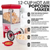 Nostalgia Old Fashioned Hot Air Popcorn Maker Counter-top Product | Machine a pop-corn a air chaud a l'ancienne Nostalgia