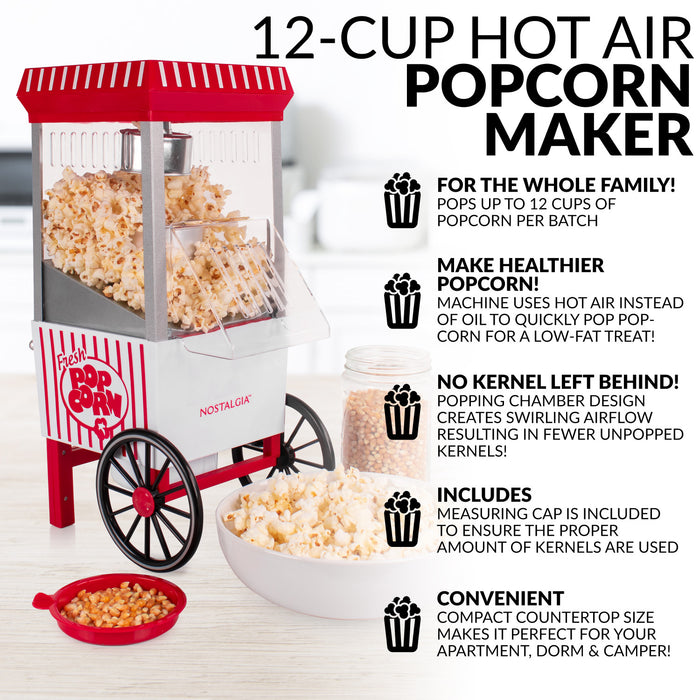 Nostalgia Old Fashioned Hot Air Popcorn Maker Counter-top Product