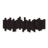 Umbra Modern Sticks Wall-Mounted Coat Rack - Espresso