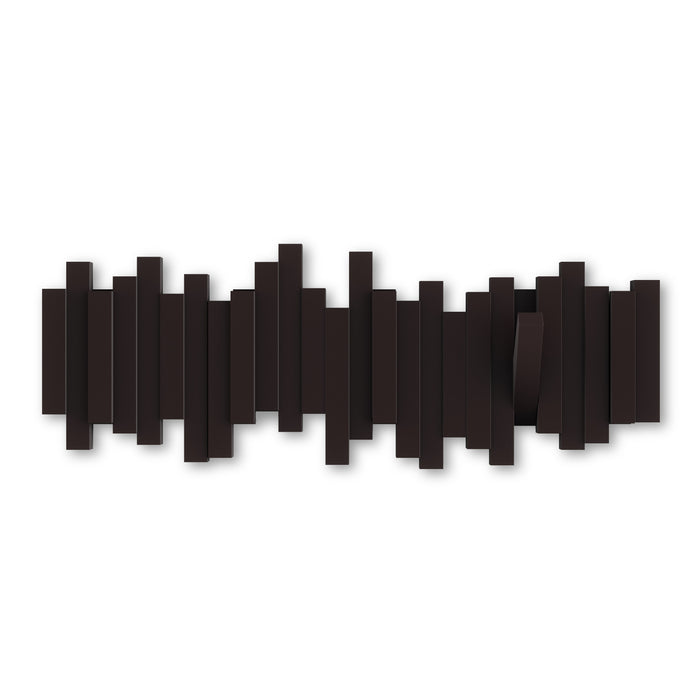 Umbra Modern Sticks Wall-Mounted Coat Rack - Espresso