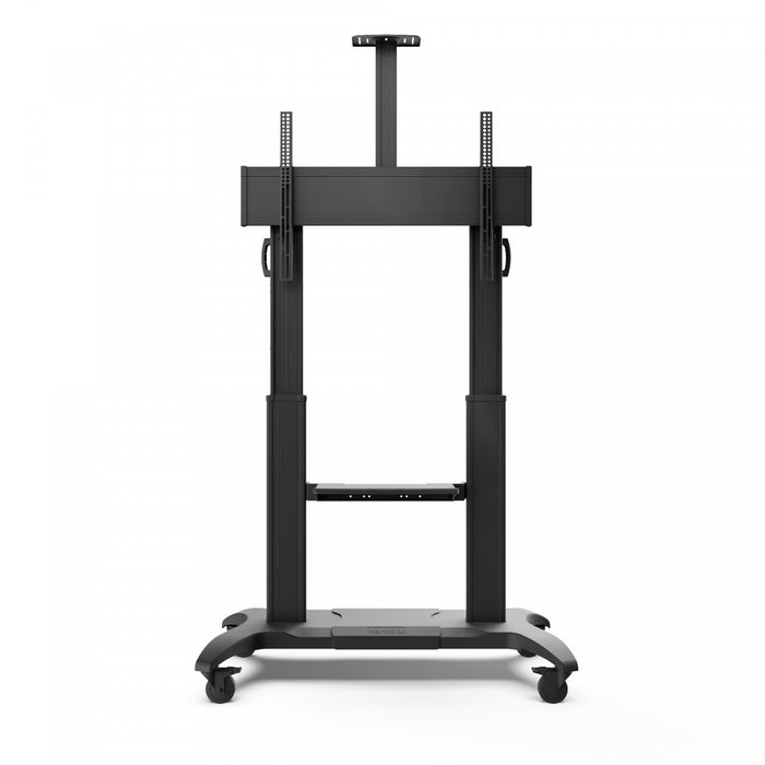 Kanto MTMA100PL Mobile TV Cart with Adjustable Shelf and Built-in Handles for 55\" - 100\" TVs, Black Tv Mount