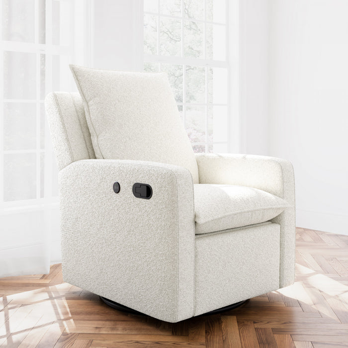 Storkcraft Timeless Recliner Glider - Ivory Boucle