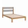 Kumiki Interlocking Bamboo Platform Bed with Headboard - Twin Size | Kumiki lit plateforme à emboîtement en bambou avec tête de lit - Simple