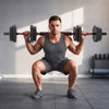 Soozier 33lbs Adjustable Dumbbells Weight Set for Body Fitness