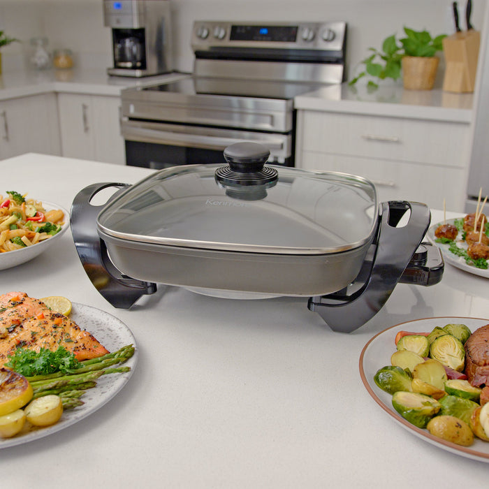 Kenmore 12\" Skillet Grey Griddle - KKSK12Grey