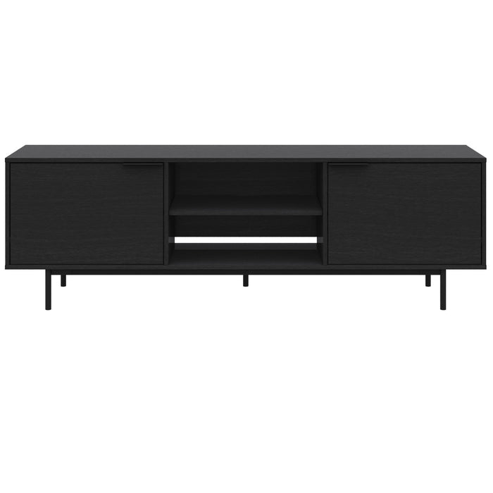 Nordika Hamilton 70\" TV Stand with 2 Storage Cabinets - Black