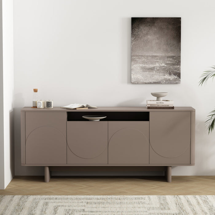 Ella Modern 71\" Sideboard in Mocha
