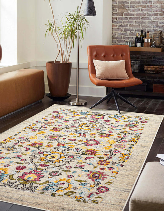 Rosa Ivory Rug 8'0\" x 10'0\"