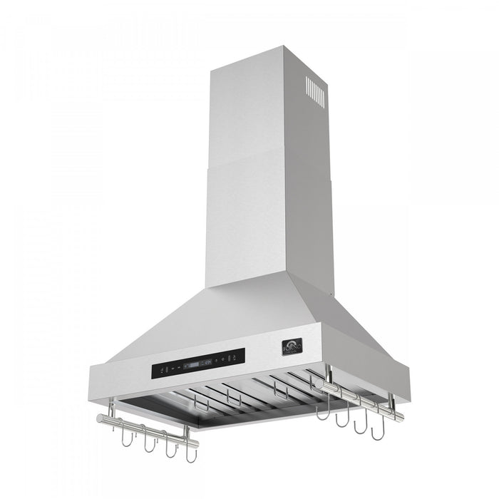 Forno Venezia 30 Inch Wall-Mounted Range Hood, Stainless steel-FRHWM5503-30