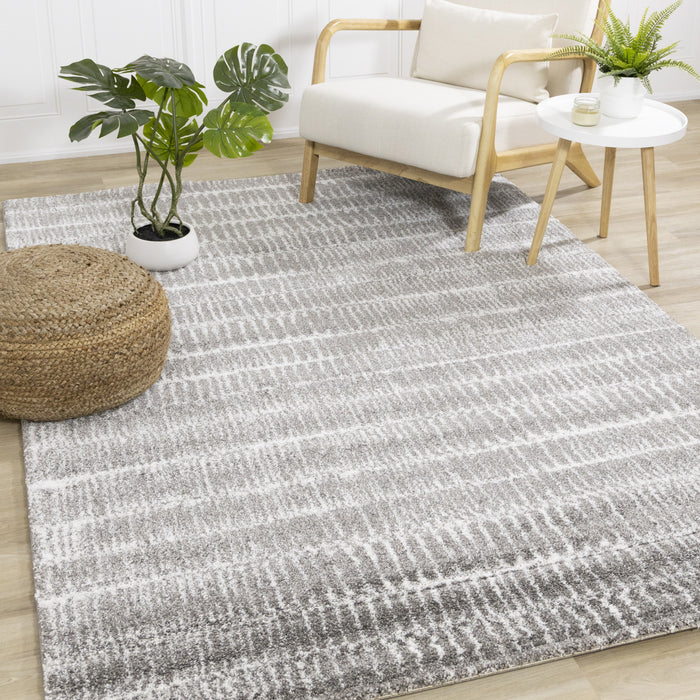 Soft Striped Rows Area Rug - 7'10\" x 10'10\"