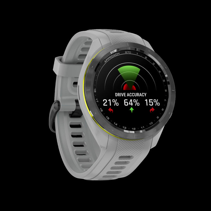 Garmin Approach S70 42mm - Black Ceramic, Amoled Golf Watch, 43k Courses, Virtual Caddie, Gps
