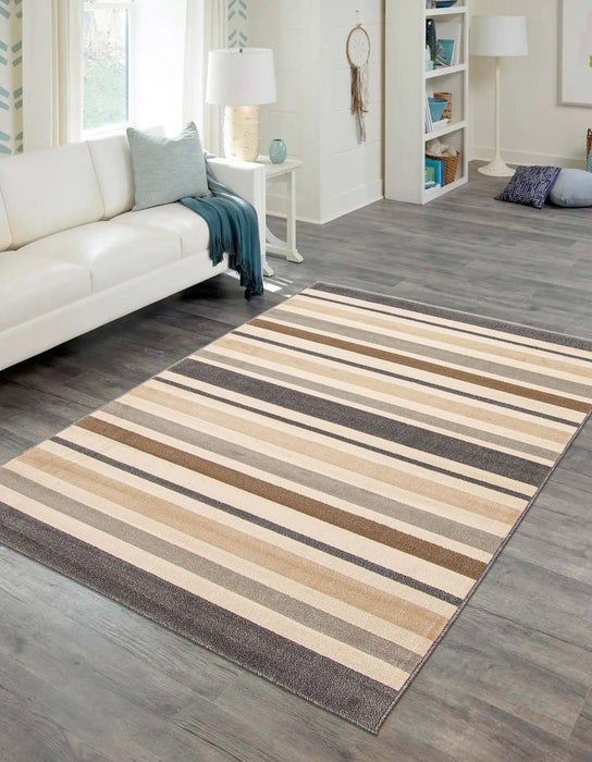 Hilfiger Beige Area Rug - 5'0\" x 8'0\"