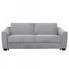 Luca 78 in. Fabric Euro Sofa Bed with Memory Foam Mattress - Grey | Luca 78 po. Canape-lit euro en tissu avec matelas mousse memoire - Gris