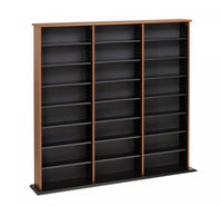 Triple Width Wall Storage - Cherry Black