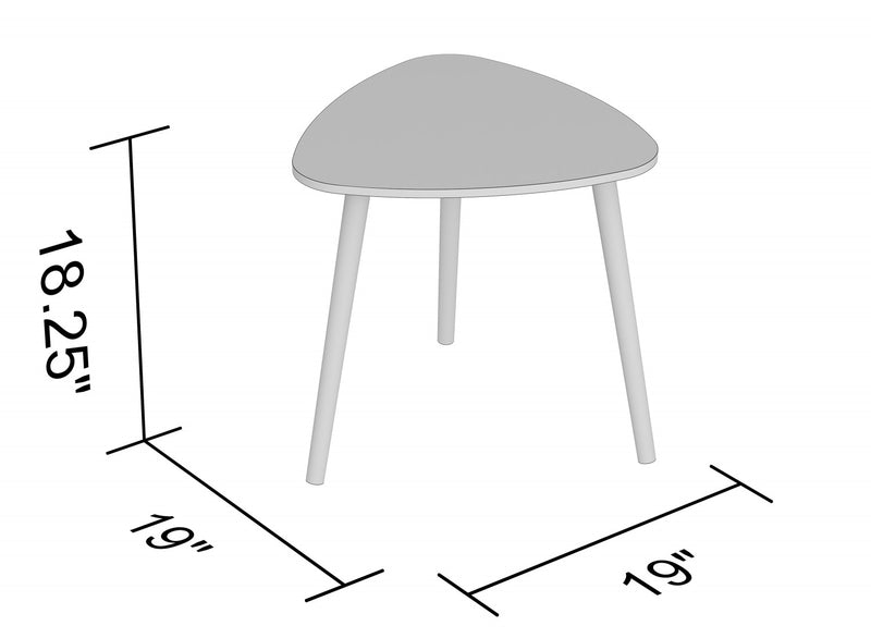 End Table With Pine Legs – Pine Look Top