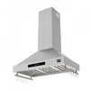 Forno Venezia 36 Inch Wall-Mounted Range Hood, Stainless Steel-FRHWM5503-36 | Hotte de cuisiniere murale Venezia de 36 po en acier inoxydabl- FRHWM5503-36