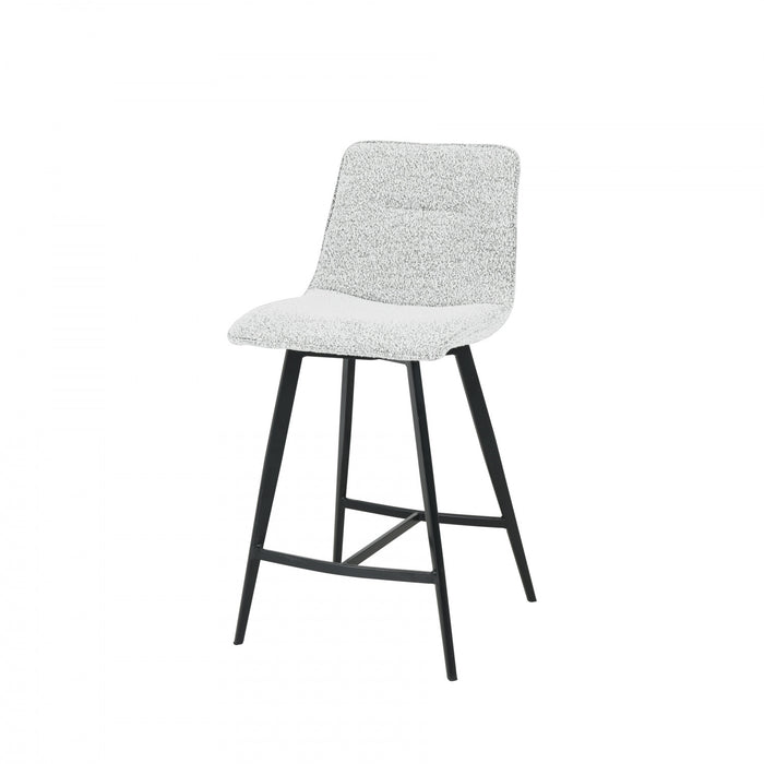 Corbin Light Grey Upholstered Bar Stool (Set of 2)