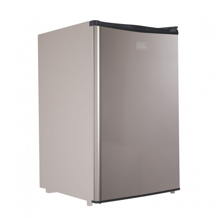BCRK Series BLACK+DECKER 4.3 Cu. Ft. Compact Refrigerator, BCRK43V, Stainless Look