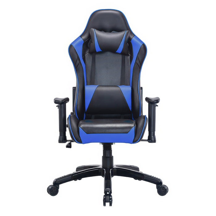 TygerClaw High Back Gaming Chair for Maximum Comfort in Blue Office Chair