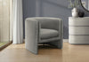 Monarch Specialties - Accent Chair, 29"H, Upholstered, Living Room, Bedroom, Light Grey Fabric, Contemporary | Monarch Specialties - Chaise D'Appoint, 29"H, Rembourre, Salon, Chambre A Coucher, Tissu Gris Clair