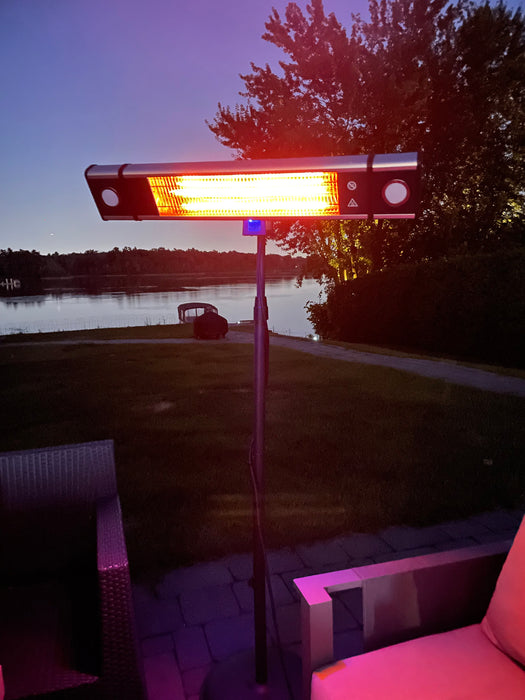 Energ+ Infrared Electric LED Patio Heater - HEA-218CSLR