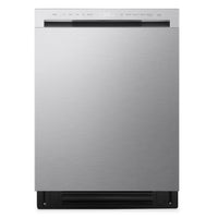 LG 23.7” 48 dBA Front Control Dishwasher - Fingerprint Resistant Stainless Steel - LDNFC33LS