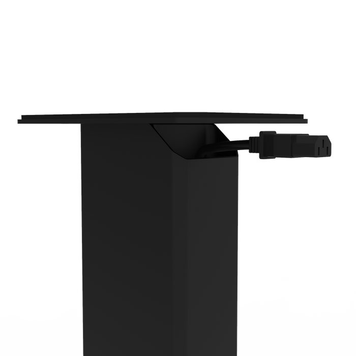 Kanto SX26 26\" Fillable Speaker Stands with Isolation Feet and Fillable Channel - Pair, Black