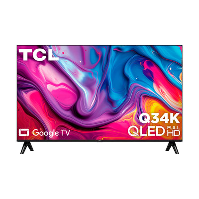TCL 32" Q34K QLED 1080P FHD Smart Google TV (32Q34K) – 2025 Model | Téléviseur intelligent QLED TCL Q34K Full HD 1080p de 32 po avec Google TV (32Q34K) - modèle 2025