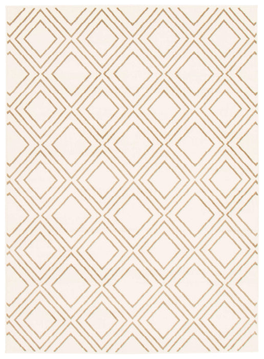 August Geod White-Tan 7'10\" x 10'2\" Area Rug