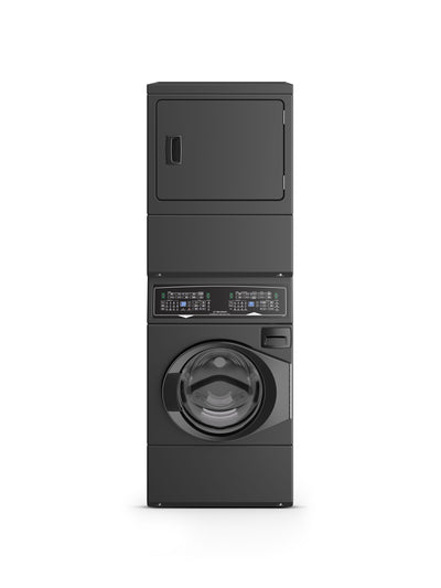 Huebsch SF7 Stacked Washer and Electric Dryer with Pet Plus™ - Matte Black - SF7108BE | Laveuse et sécheuse électrique avec Pet PlusMC superposées SF7 de Huebsch - noir mat - SF7108BE