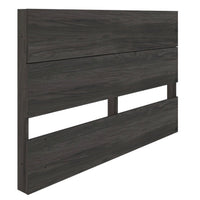 Nordika Queen Panel Headboard - Bark Grey 