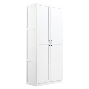 Manhattan Comfort Hopkins Modern Storage Closet - White