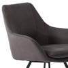 Larkin Grey Upholstered Accent Dining Chair | Chaise d'appoint de salle a manger Larkin rembourree grise
