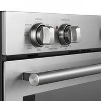 Forno Vomero 30 Inch Electric Double Wall Oven in Stainless Steel, 5 cu. ft. Convection Oven - FBOEL1324-30