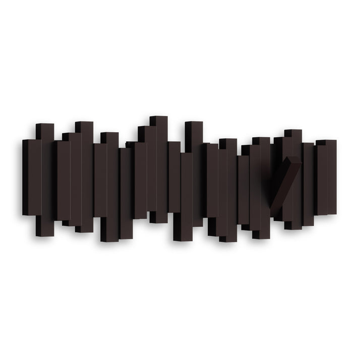 Umbra Modern Sticks Wall-Mounted Coat Rack - Espresso