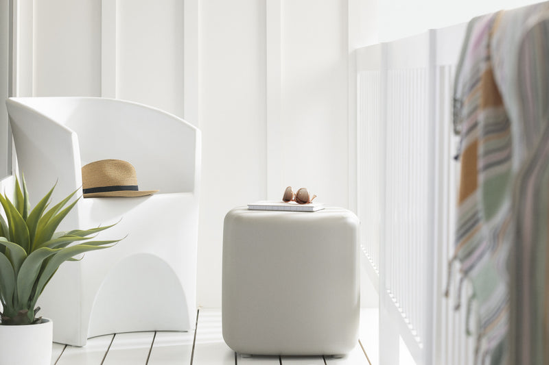 Dalya Outdoor Side Table - Greige