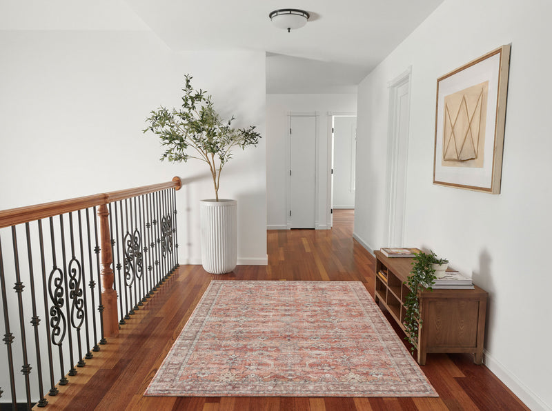 Ruby Traditional 8'0\" x 10'0\" Area Rug in Brown Indoor Area Rug