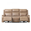 Marlow 84 in. Leather Match Power Reclining Sofa with USB/USB-C - Taupe | Sofa inclinable electrique Marlow de 84 po en cuir assorti avec USB/USB-C - Taupe